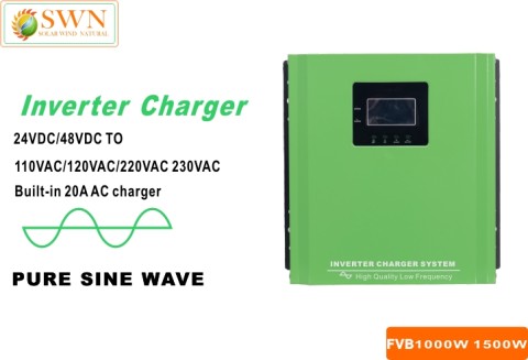 1000W 1500W 12VDC 24VDC pure sine wave power inverter